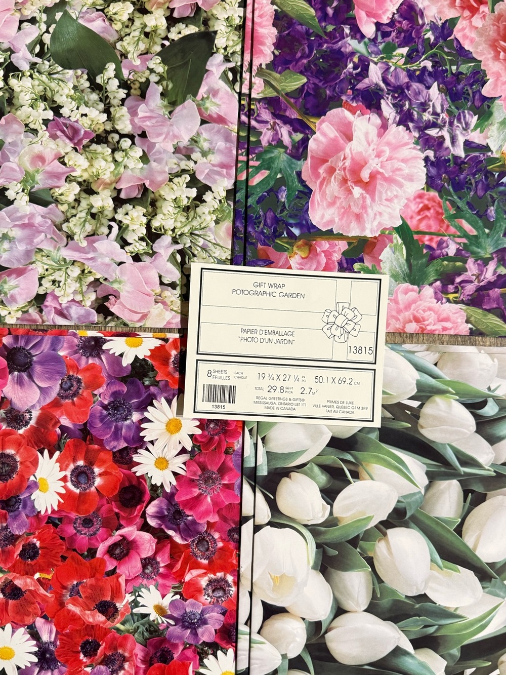 Vintage Floral Wrapping Paper Gift Wrap
